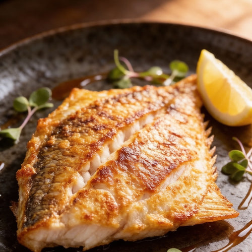 Jumbo golden pomfret - PanSeared