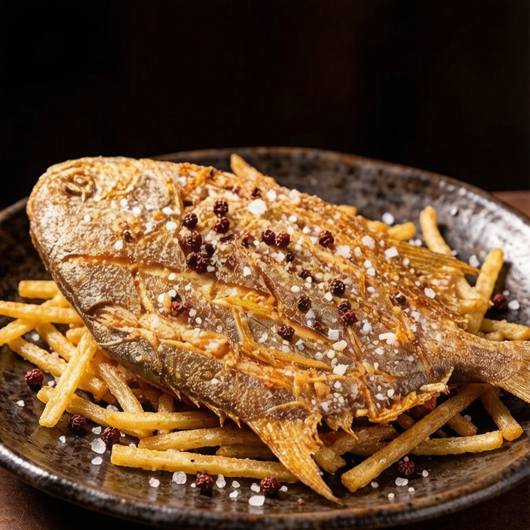 Jumbo golden pomfret - SaltPepper