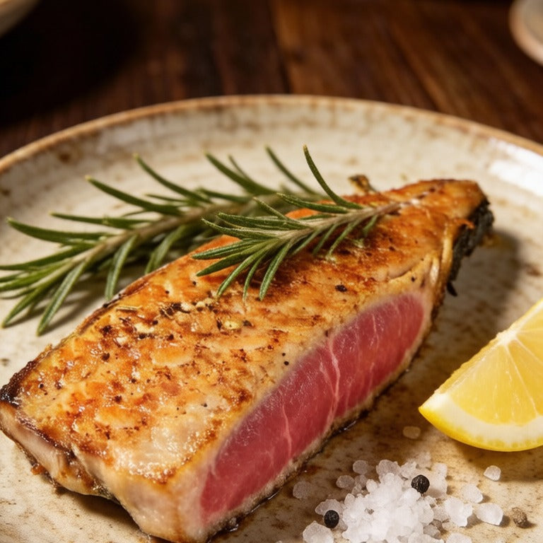 Norwegian Atlantic mackerel slices - raw